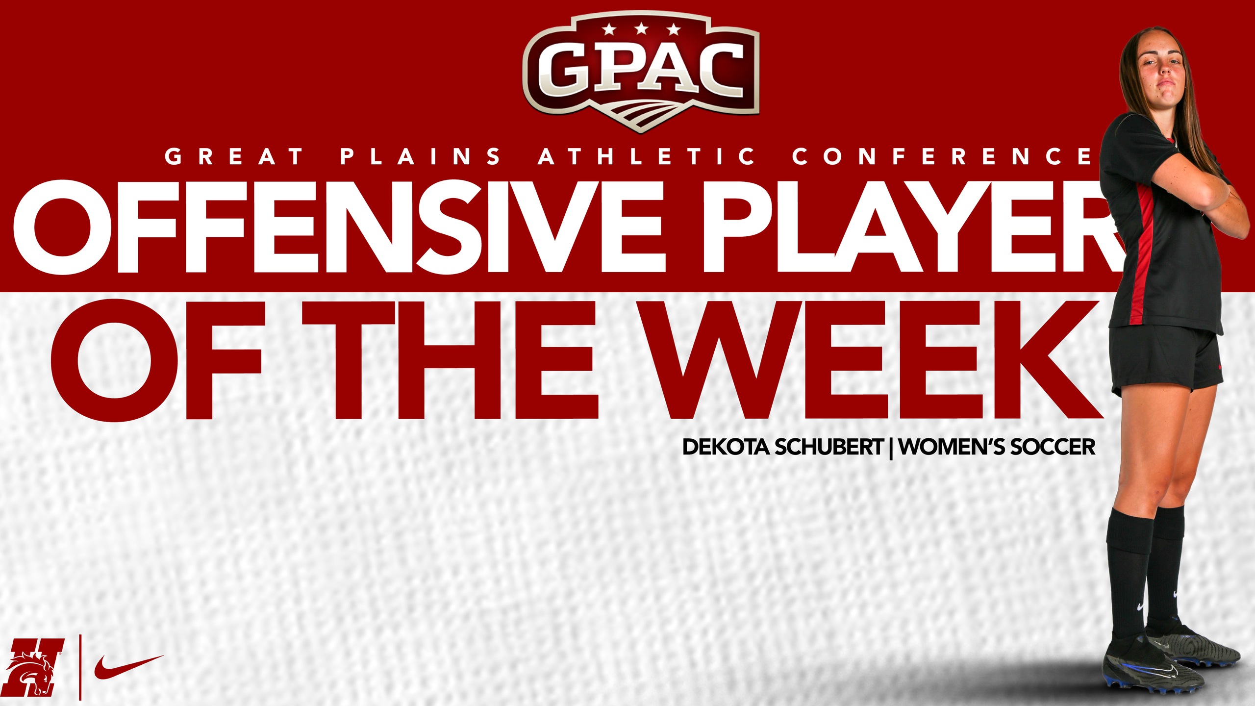 Schubert Receives GPAC Offensive Player of the Week