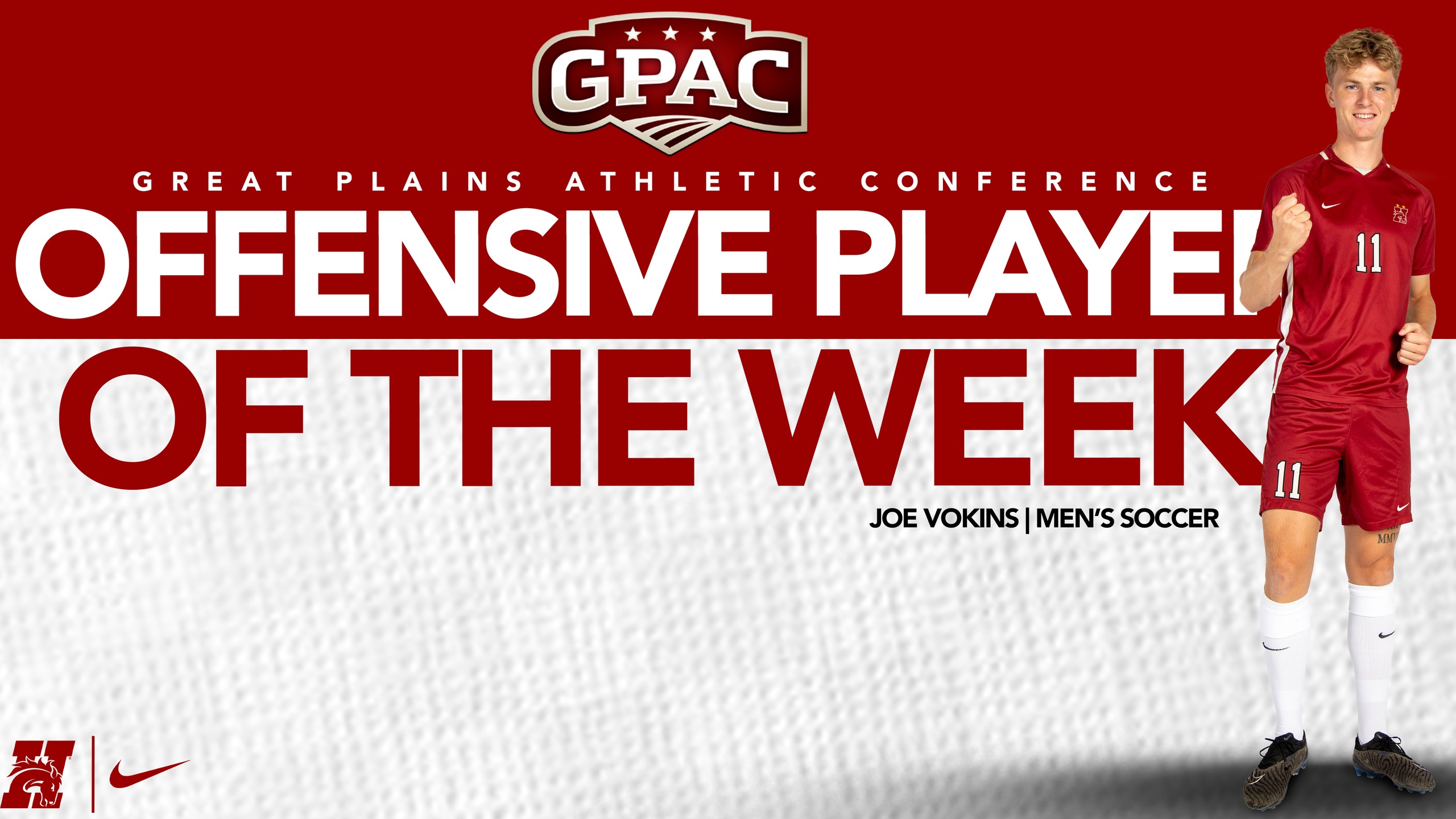 Vokins Collects First GPAC Offensive Player of the Week Award