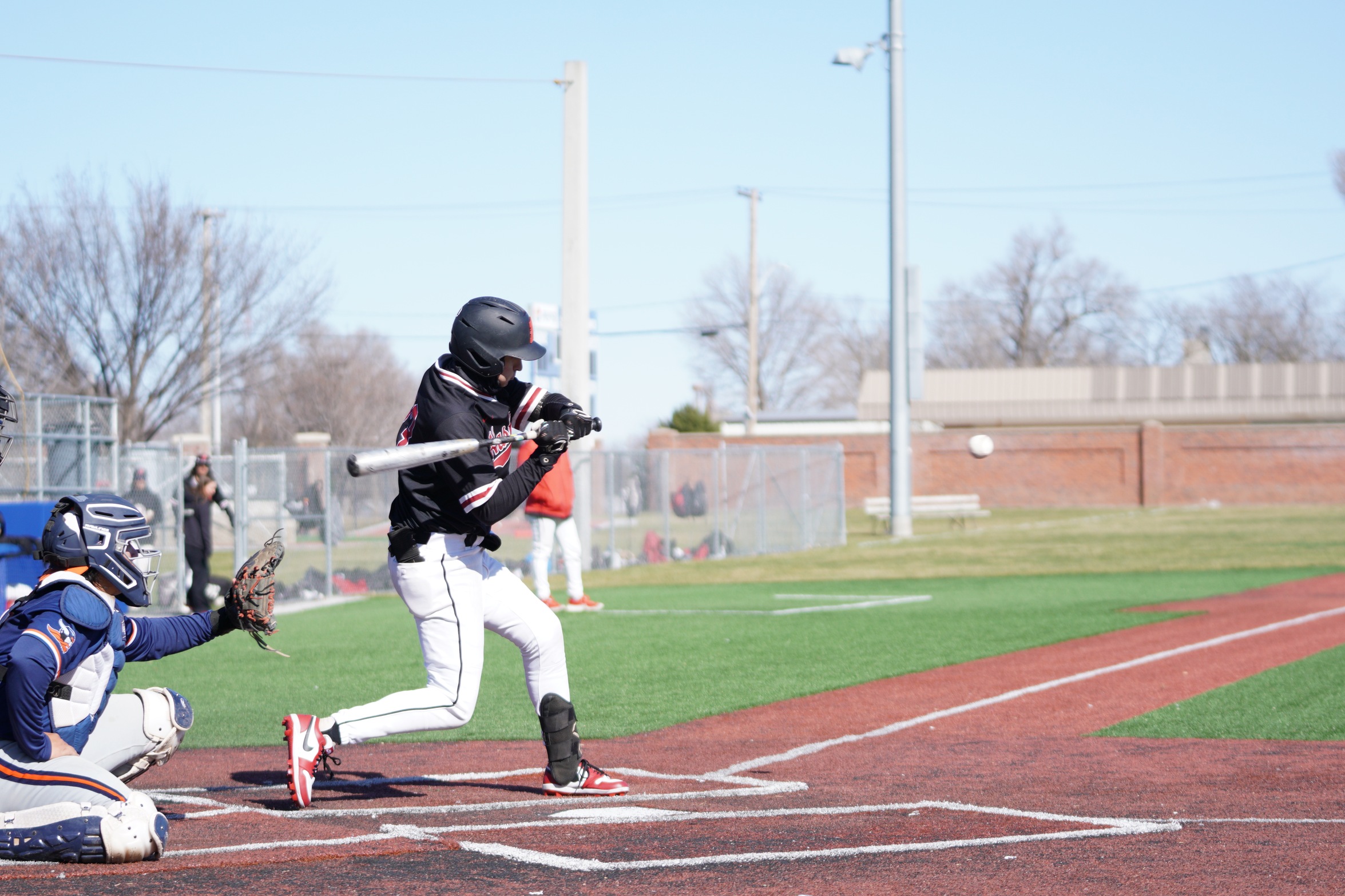 Baseball Loses Two to Mount Marty