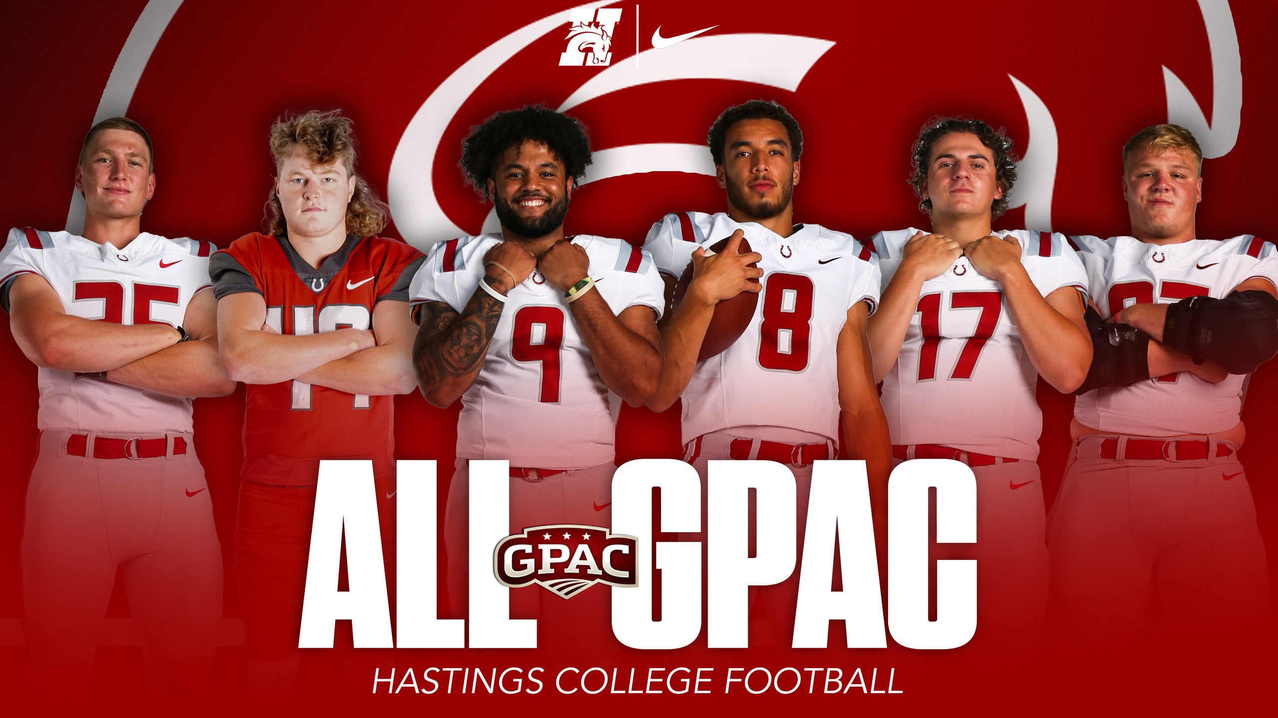 Roberts Voted GPAC Football First Team Defense; 6 Players Receive Conference Recognition