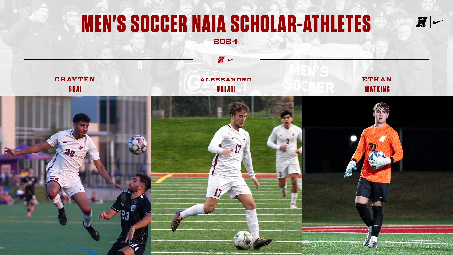 Men's Soccer NAIA Scholar-Athletes and Academic All-District Teams Announced